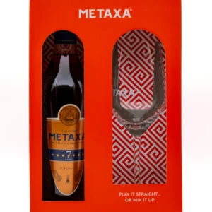 Metaxa 7* + 2pahare 0.7L 40%