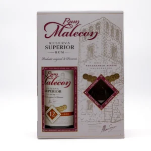 Rom Malecon 12YO+2pahare 0.7L 40%