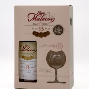 Rom Malecon 13YO+2pahare 0.7L 50.5%